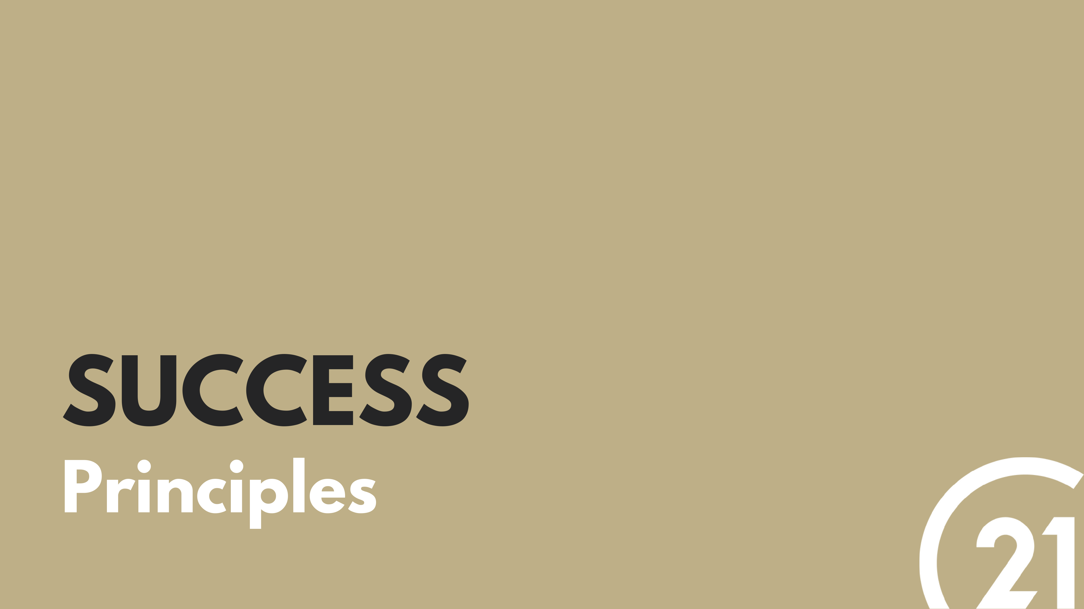 Success Principles (2)