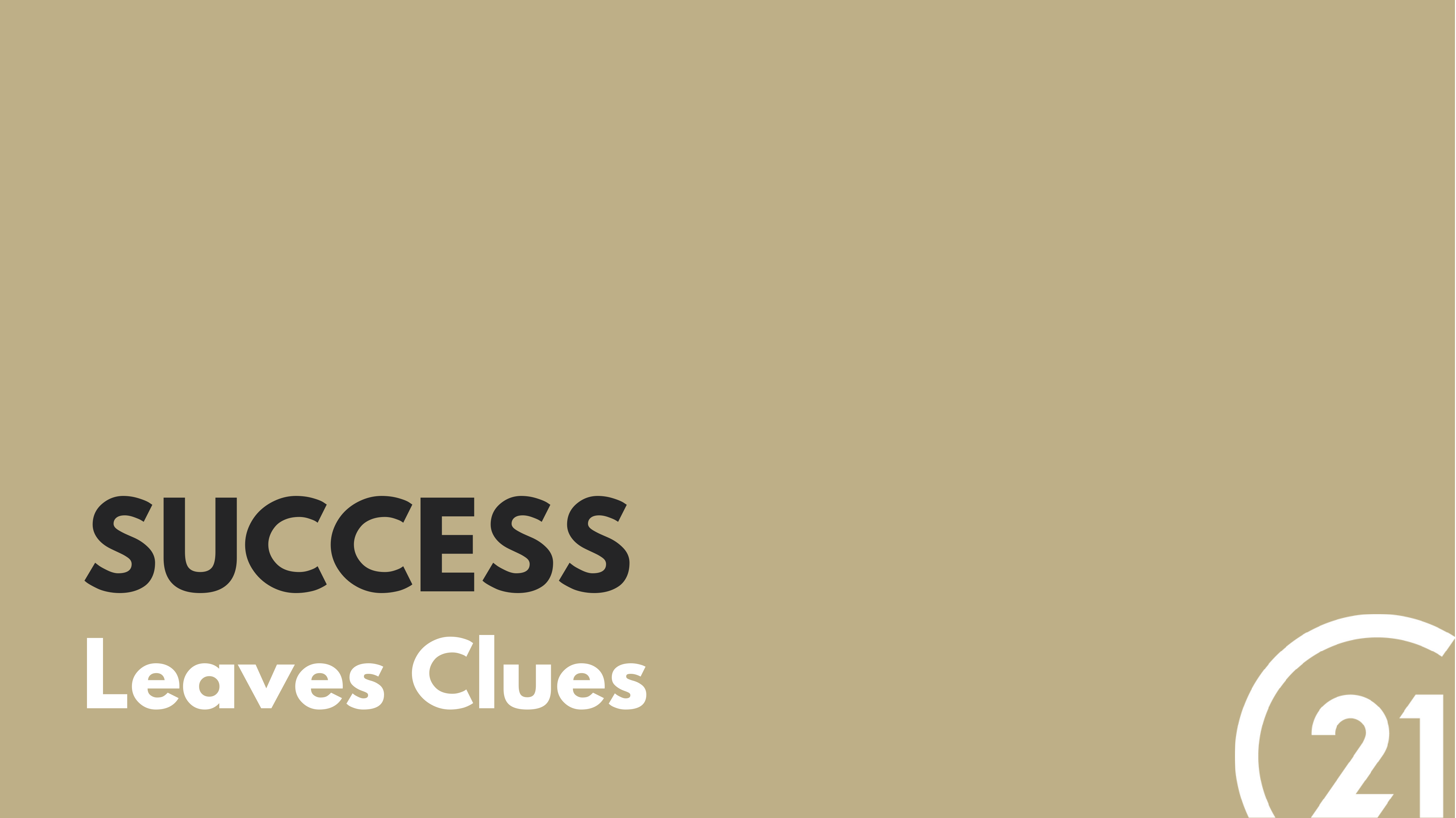 Success Leaves Clues (1)